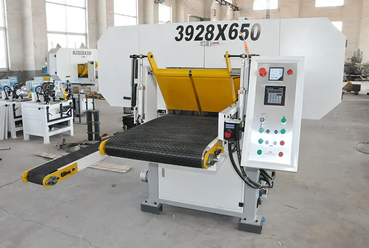 CNC Precision solid wood cutting horizontal band saw machine