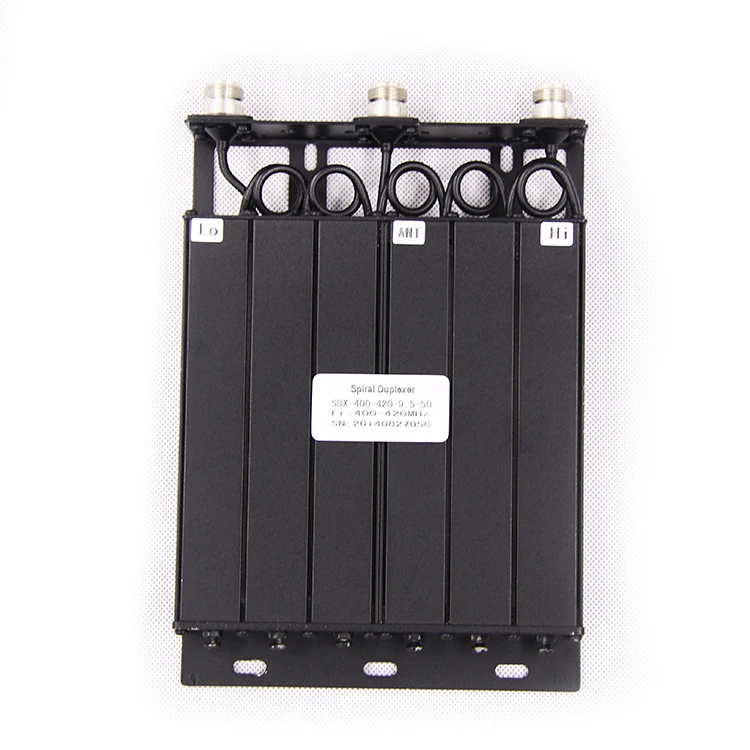 High Quality Factory 400-420MHz 50w N-F / BNC-F rf duplexer vhf uhf