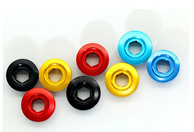 Road bike crank locking lid bicycle/Crankset crank screw/Bicycle axis cover integrated crankset bolts