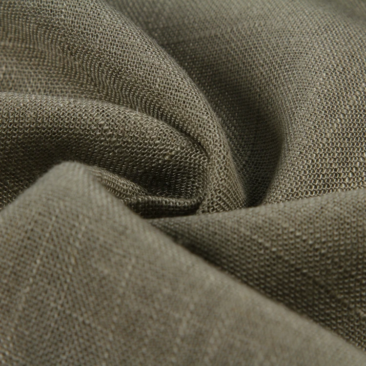 
New fashion cheap woven belgian linen fabric wholesale voile fabric french 