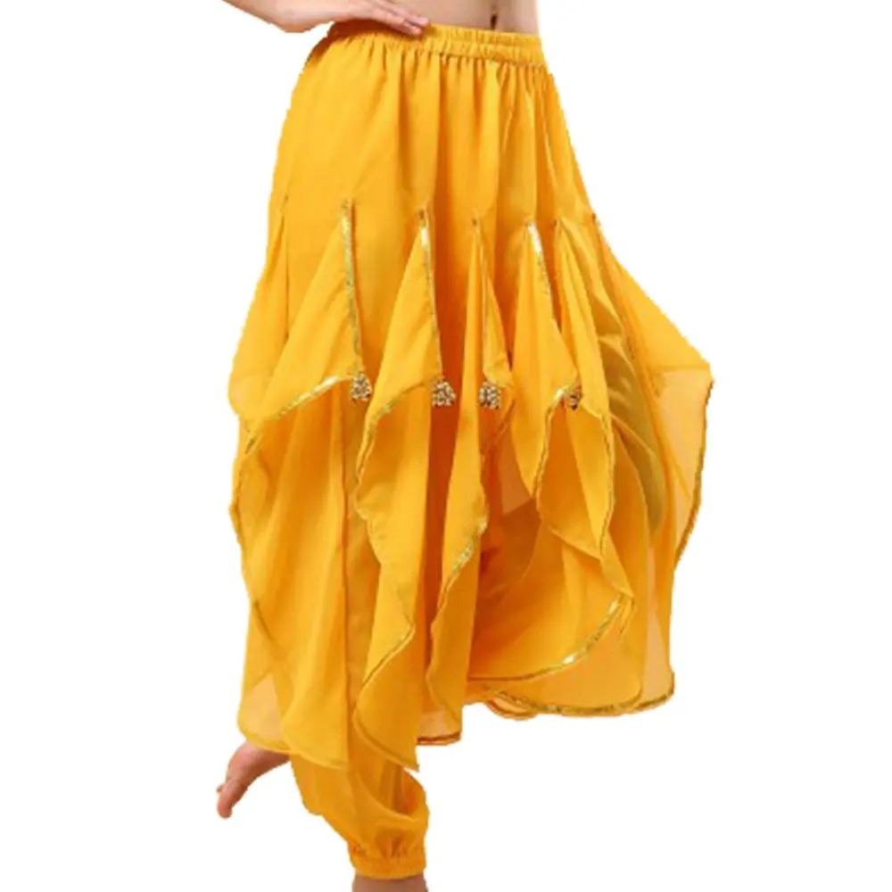 BestDance Belly Dance Harem Pants Bollywood Arabic Dancing Costume Rotation Trousers