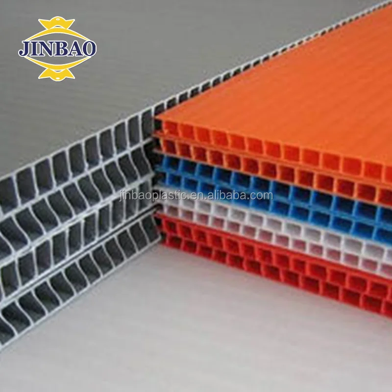 JINBAO hollow polypropylene 10mm pp cutting board plastic sheet