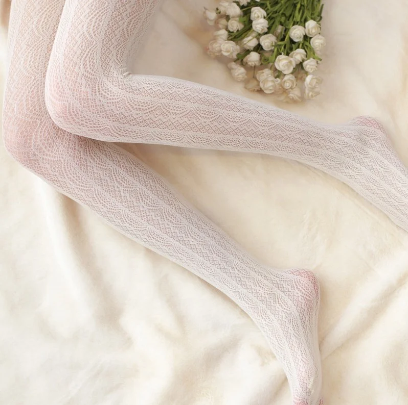 Кружевные колготки в Корейском стиле Лолита леггинсы ретро-стиле для девочек женские носки dreamgirls