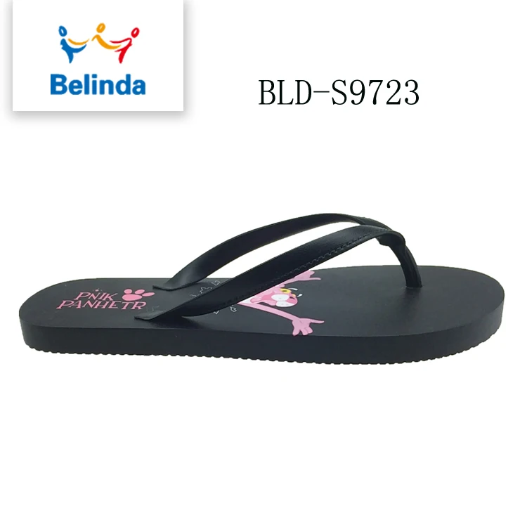 Оптовая продажа черные и белые шлепанцы тапочки для леди