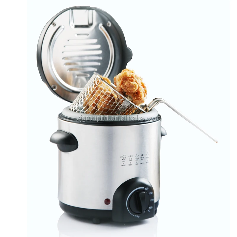 600W 0.5L XJ-8K119 electric deep fryer with fondue set optional new mini deep fryer