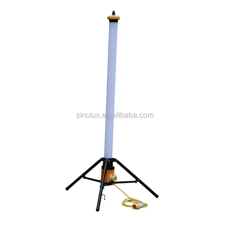 Defender 4Ft 110V 18W LED Site Work Uplight & Wobble Base Plastering DIY