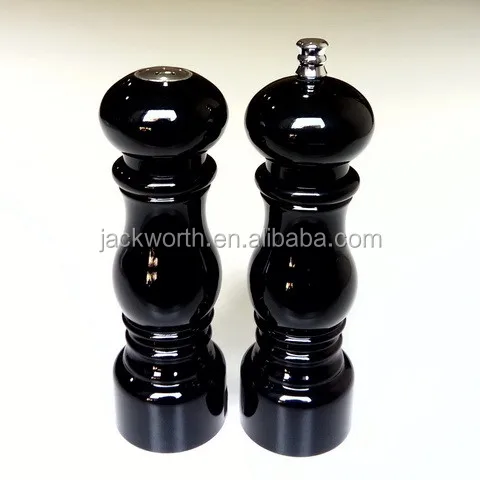 Acrylic Plastic Salt Shaker and Pepper Mill Set