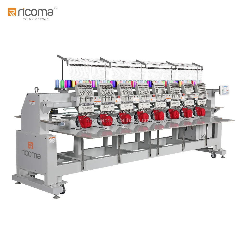 
Шэньчжэнь RiCOMA 8 головки для компьютеризированной вышивальной машины с доступной ценой 