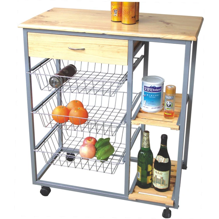 
Kitchen Trolley Design Wooden Cart Furniture Kitchen Trolley 