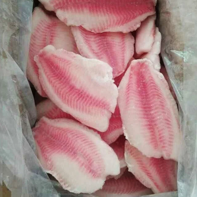 High Quality IQF IVP Packing Frozen Boneless Fish Tilapia Fillets