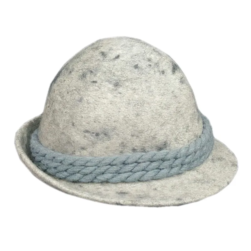 Wholesale grey Oktoberfest bavarian german hats alpine germany hat
