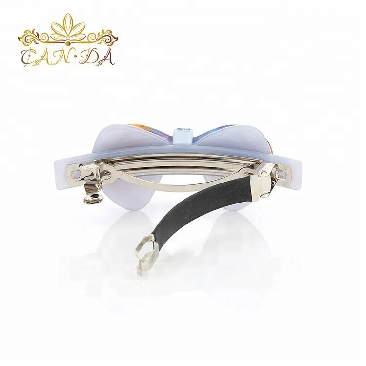 Высококачественные аксессуары для волос в форме цветка для девочек, красочная заколка для волос