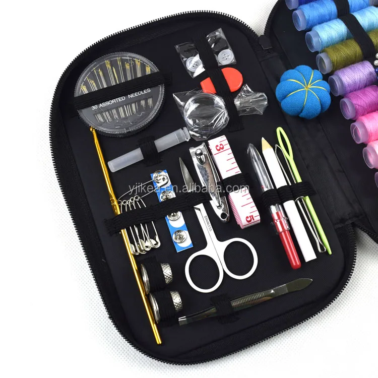 Hot Sale 126pcs Accessories Black Bag Best Sewing Kit For Home