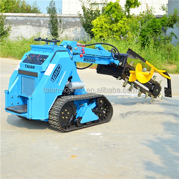 MS500 mini track garden digging trenching machine