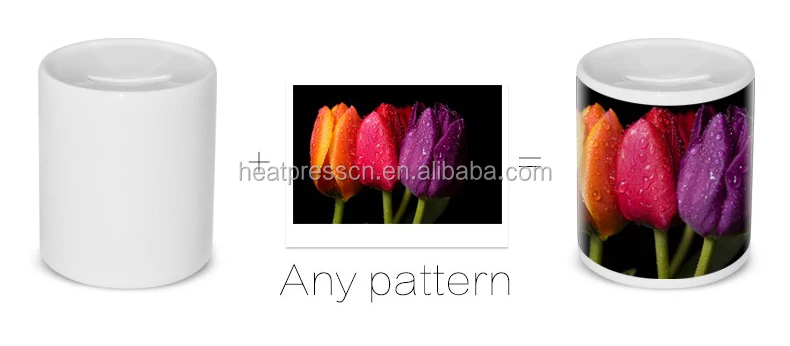 Сублимация Копилка в белом цвете