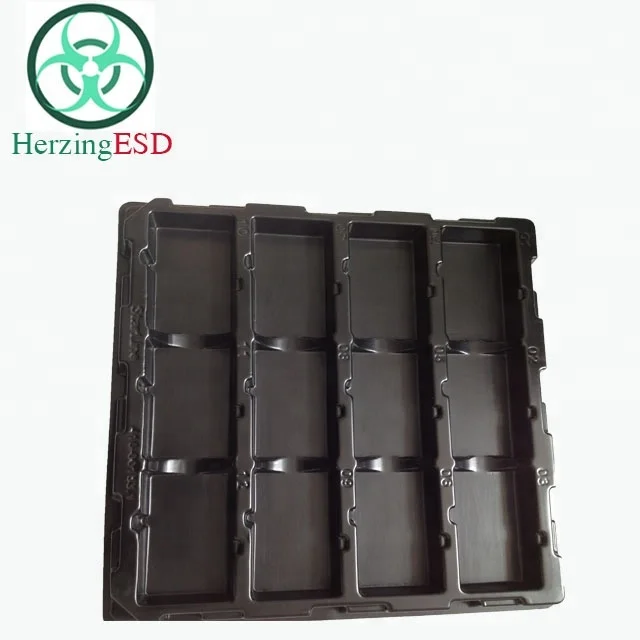 ESD Plastic Tray For Packing Electronic Components