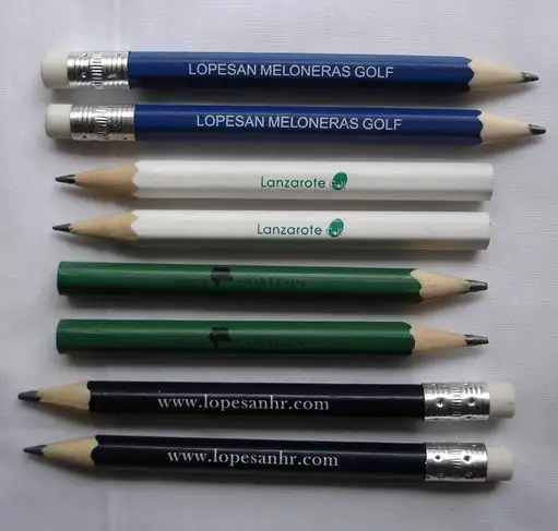 3.5 inches wooden golf pencil for score marker