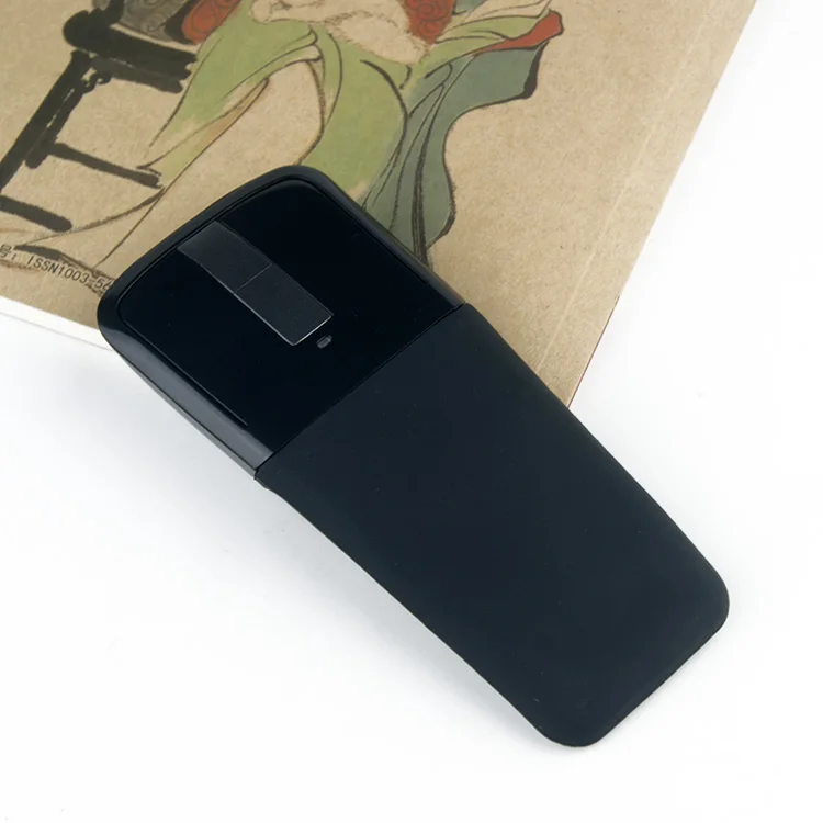Slim and Portable 2.4Ghz Wireless Foldable Folding Arc Optical Mouse or Compatible with Notebook