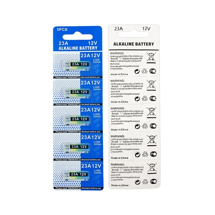 
Hot selling alkaline a23s 12v e23a l1028 mn21 23a vr22 battery 