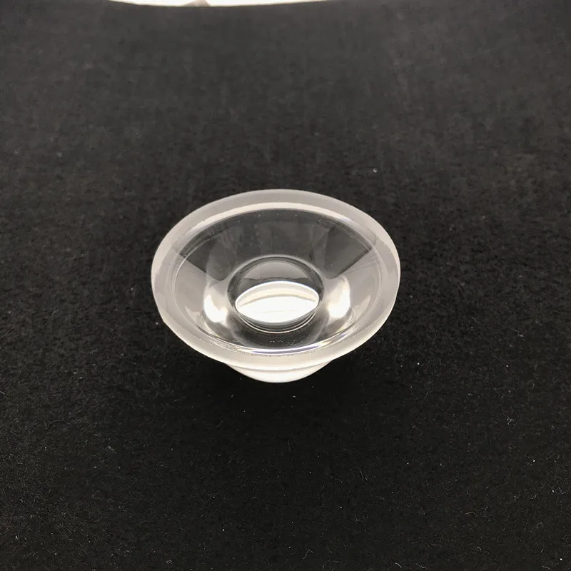 Narrow beam 10 degree 50mm led glass tir lens for CREE LED XPL HI