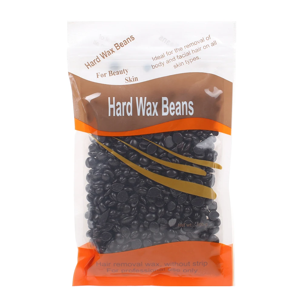 Жемчужные Твердые восковые бобы 100 г, Фабричный поставщик, воск для удаления волос, безболезненная депиляция, твердые восковые бобы