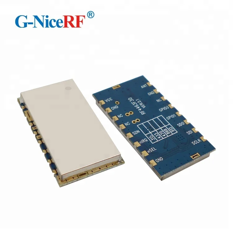 RF4463F30 +915MHz spring antenna 500mW Embedded FSK Remote control transmitter and receiver radio Si4463 rf module