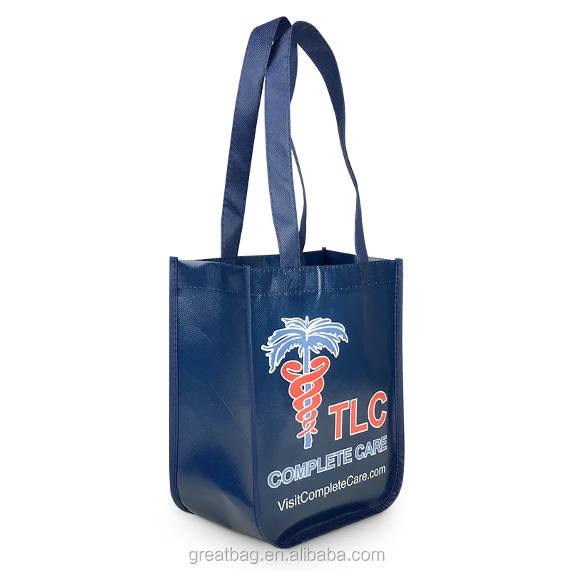 laminated lululemon style non woven shopping bag