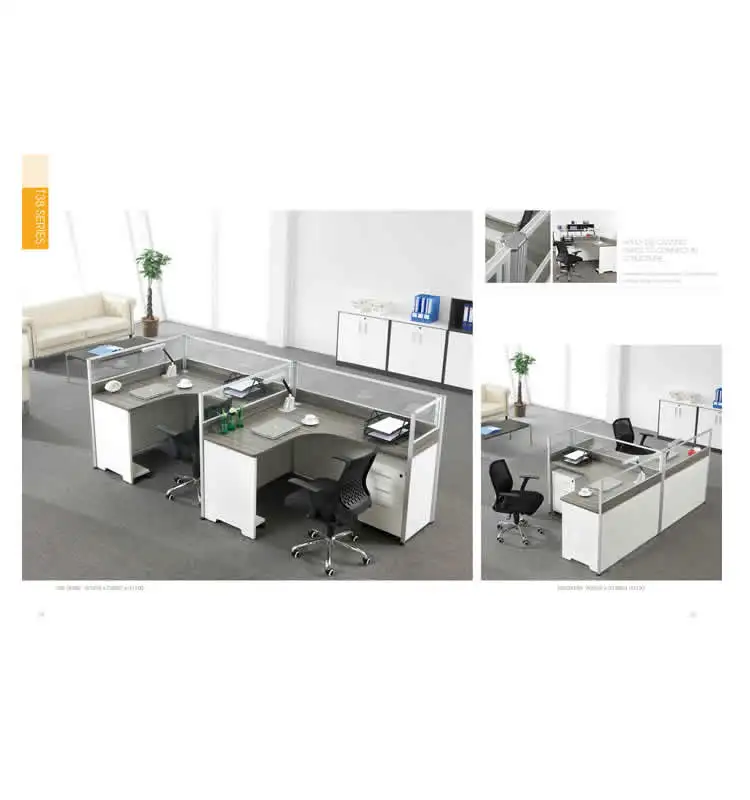 shenzhen custom color size 2 seater office  partition color small office partition