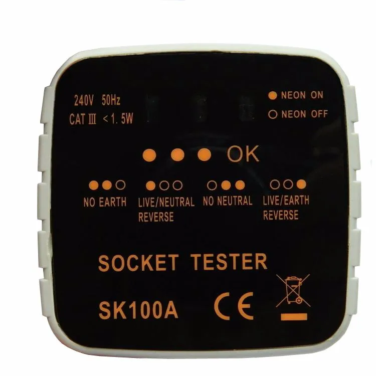 Socket tester Electrical testing equipment or tool