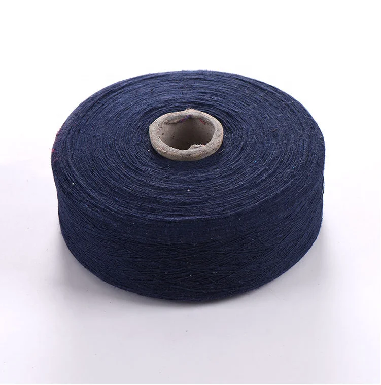 
Ne 10s/1 Recycled cotton yarn 50% polyester 50% cotton carpet yarn 