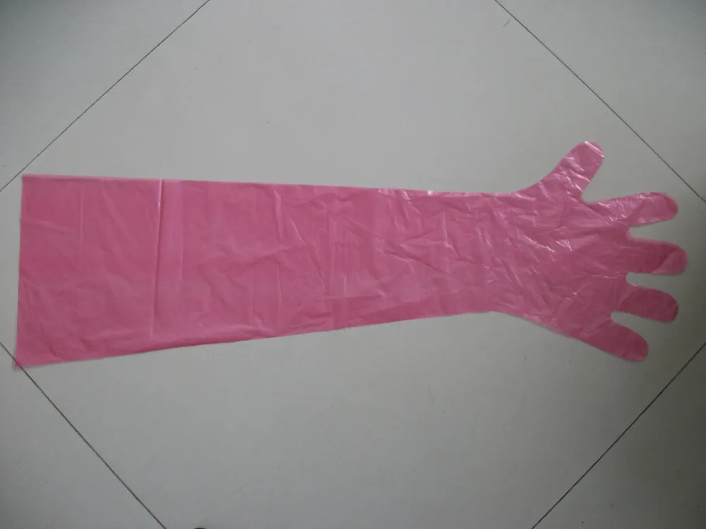 Softtextile одноразовые пластиковые ветеринарные перчатки с длинным рукавом