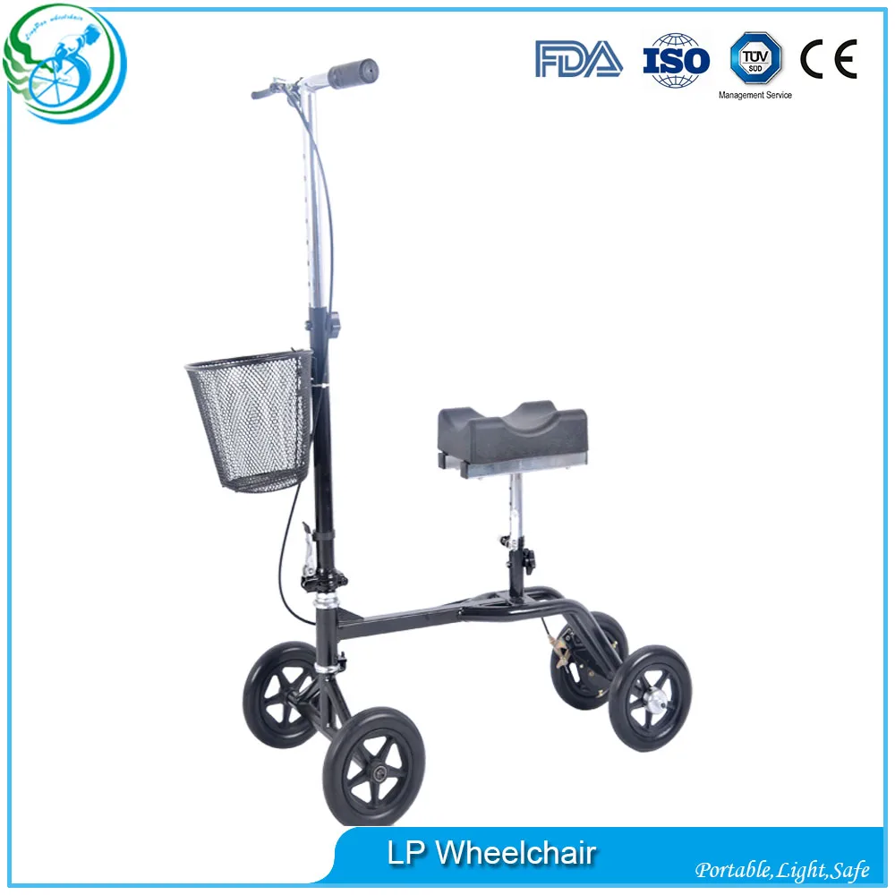 Складной диск колено скутера ходунки Rollator