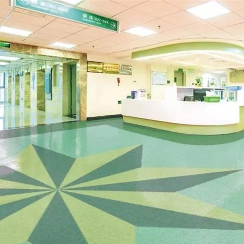 medical field recycled  homogeneous vinyl plastic pvc Flooring