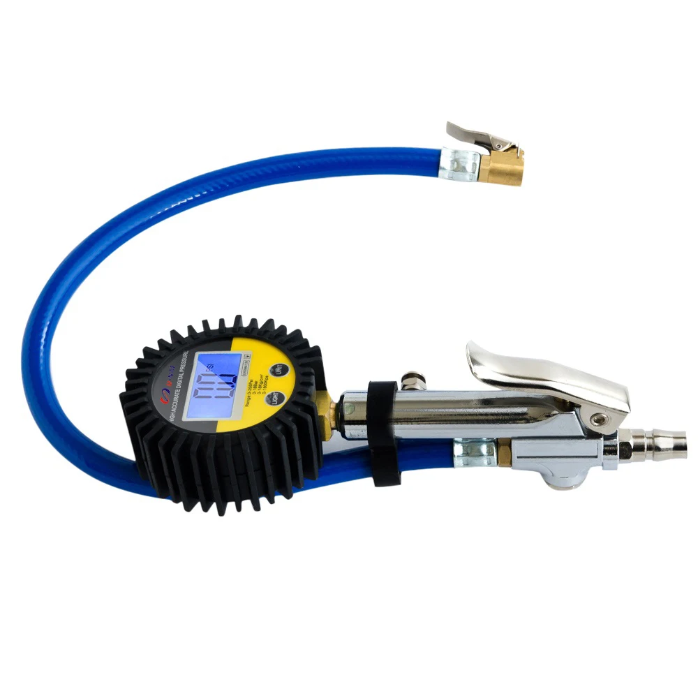 on line hot sales style digital tire pressure gauge car tire inflator pressure gauge 255psi