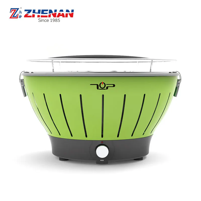 Garden convenient portable smokeless battery operated round BBQ grill