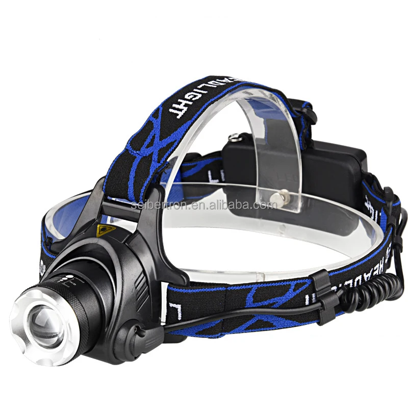 
Outdoor Hunting Camping Multi-function Zoomble Rechargeable Long Range Head Light LED Headlamps to Wear 