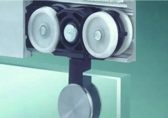 Bathroom Entry Doors (KT9003) Aluminum Frame Glass Stainless Steel SLIDING DOORS Tempered Glass Contemporary Interior Doors KMRY