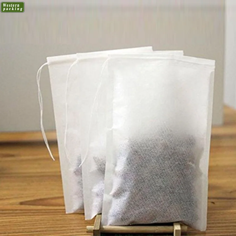
high quality packaging paper/heat seal disposable tea filter bag 