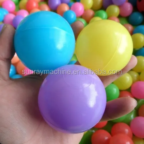 Automatic Pe Hollow 8cm Plastic Ball For Ball Pit Making Machine