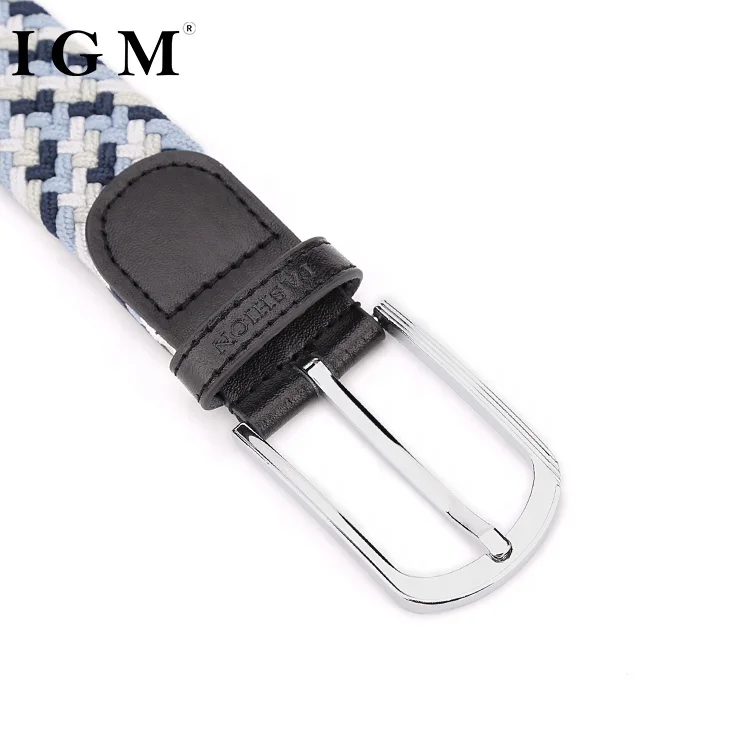 Fashion braided  belt elastic stretch sports belt china in bulk