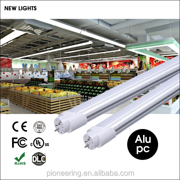 led light t8 tube raw materials spare parts SKD parts aluminum housing T8 led tube light
