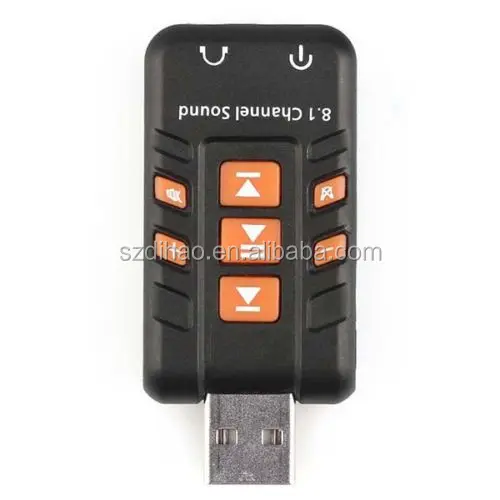 DIHAO Good Quality 8.1 Channel USB 2.0 Sound Card