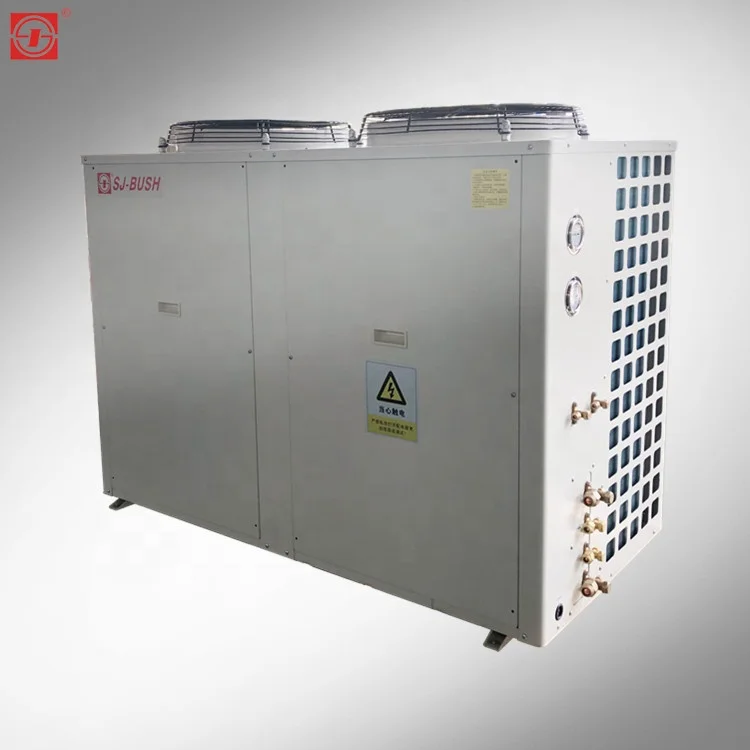 R22 refrigeration modular scroll screw compressor air cooled water chiller