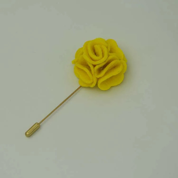 Factory handmade 1 1/2' felt flowers for sale