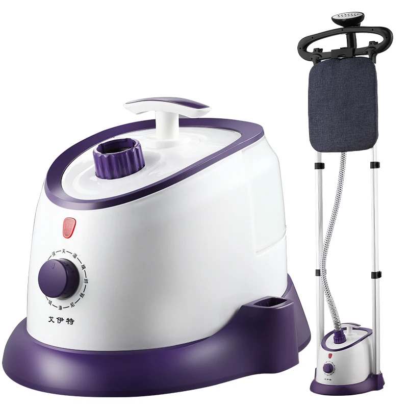 1800W double poles ironing board laundry equipment standing steam iron pro vertical fabric steamer for fabric