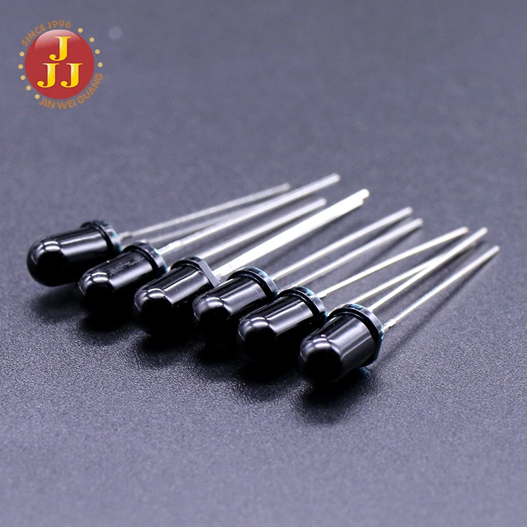 120 Degree 940nm Black Lens IR Emitter / Receiver Photo LED Diode