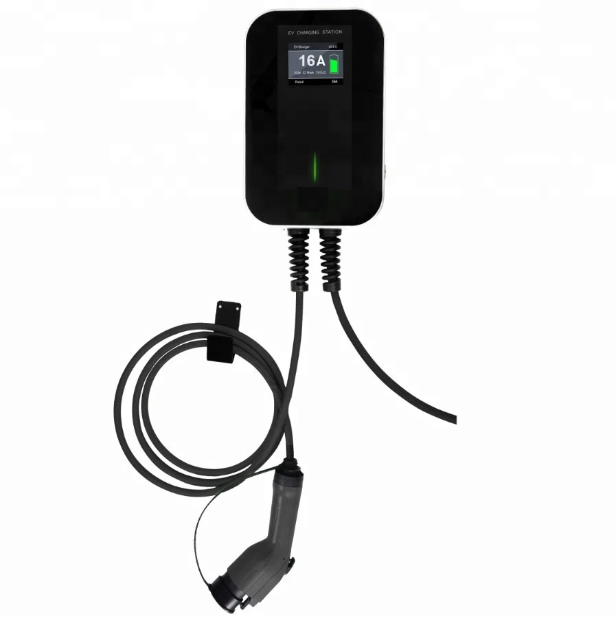 
32A 1Phase EVSE Wallbox Charging Station electric with Type 1 Cable 
