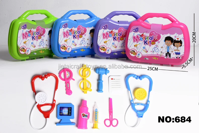 Kids doctor play set plastic doctor toys
