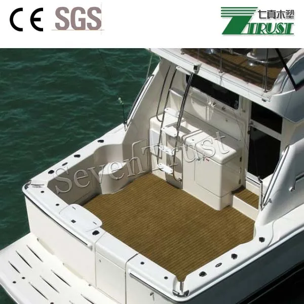 Seven Trust Synthetic Teak Decking Marine Teak Decking Luxury Vinyl Flooring for Boats