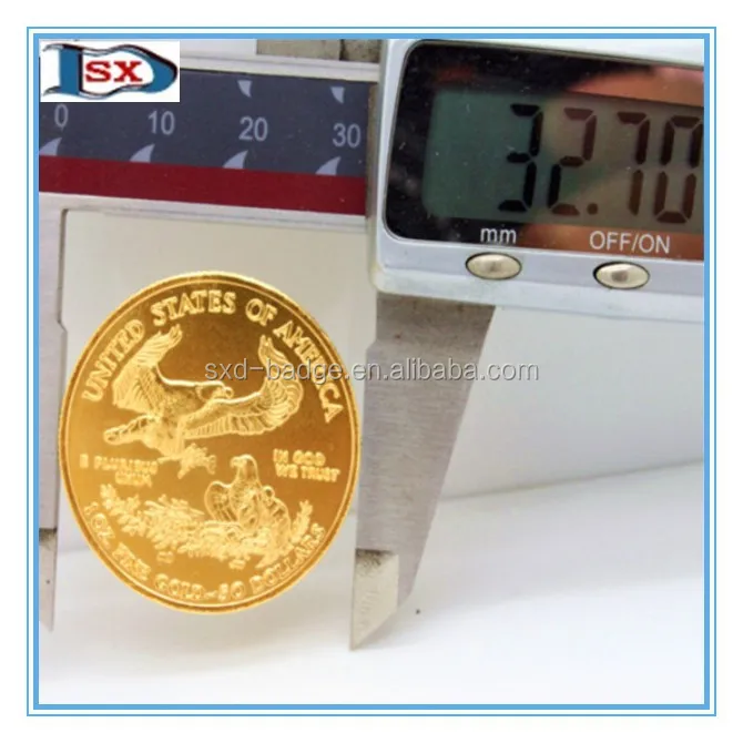 
One Troy ounce Warking Liberty tungsten gold plated American eagle coin for collectible and art 